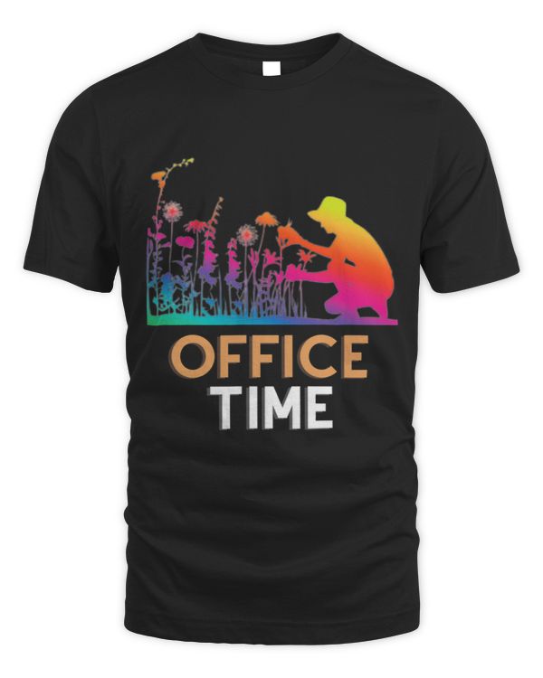 Office Time Women Gardener Gardening Spring
