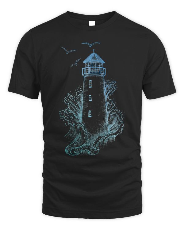 Lighthouse Pharos Wave and Möve Tee