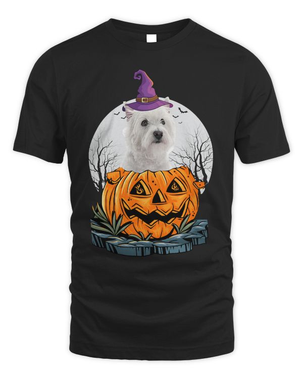 Dog Funny West Highland White Terrier Dog Halloween Costume for Dog Lovers 307 paw