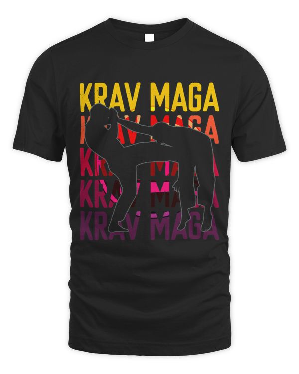 Krav Maga Fighter Retro Vintage Israel Martial Art