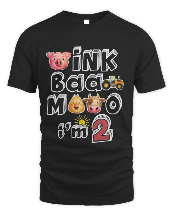 Oink Baa Moo Am Two Im Two Shirt Oink Baa Moo Im 2