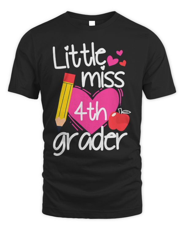 Little Miss 4th Grade First Day Of Hello 4th Grade Girls