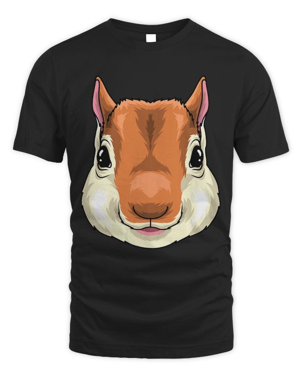 Squirrel Animal HeadCute Squirrel Lover Women Men 336