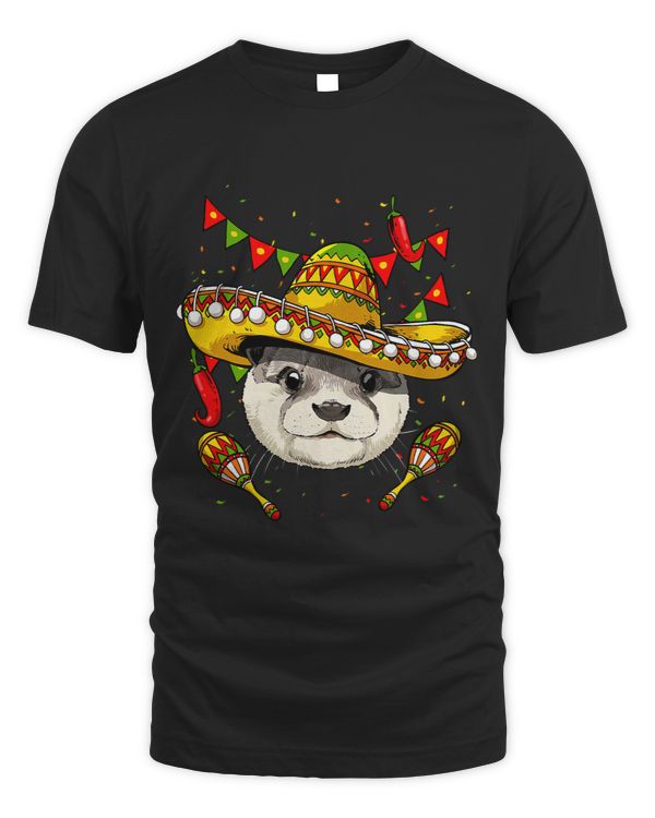 Mexico Cinco de Mayo Sea Otter Sombrero Mexican Party Animal