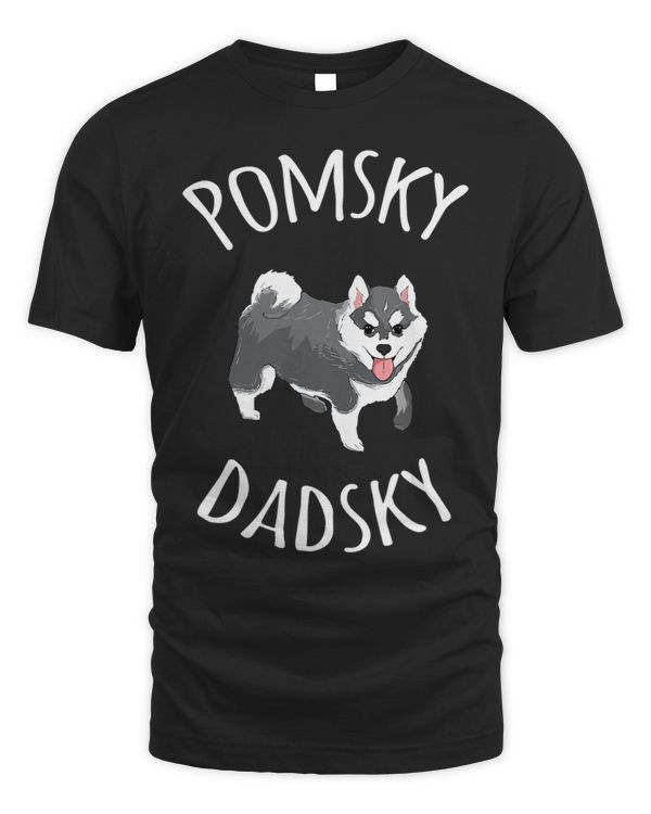 Mens Pomsky Dadsky Pet Pomsky Daddy 98