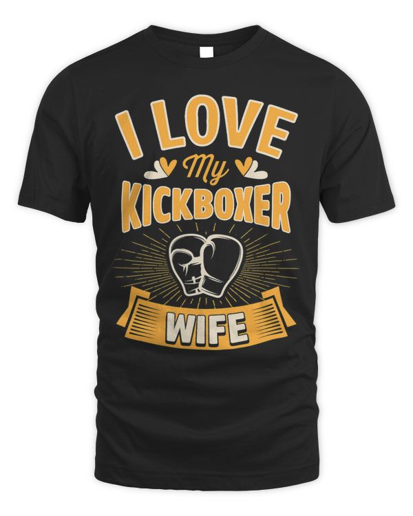 I Love My Kickboxer Wife Cute Matching Married Couple 5