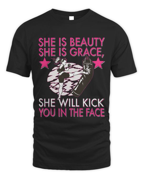Mixed Martial Arts Karate Girl Women MMA Kick Box