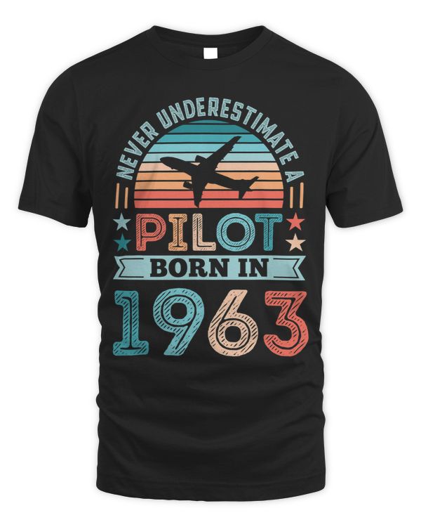 Pilot born 1963 60th Birthday Aviation Gifts