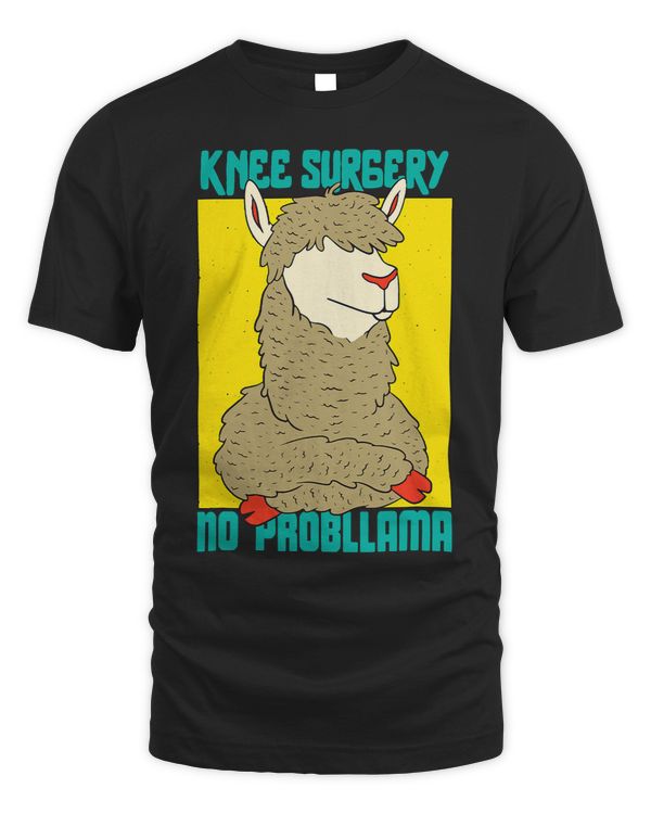 Injury Lama Patient Lover Funny Knee Replacement Surgery