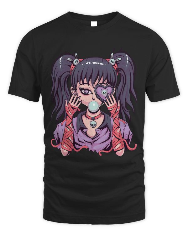 Harajuku Girl Pastel Goth Vaporwave Aesthetic Otaku Nu Goth