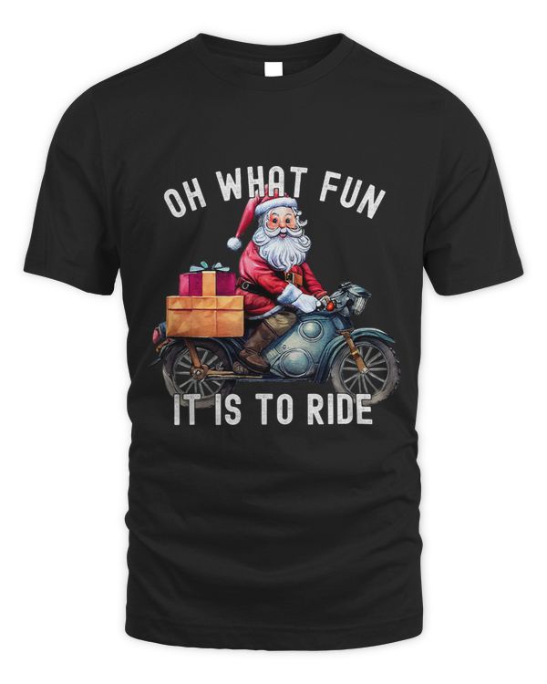 Motorcycle Oh What Fun It Is To Ride Christmas Motorbike