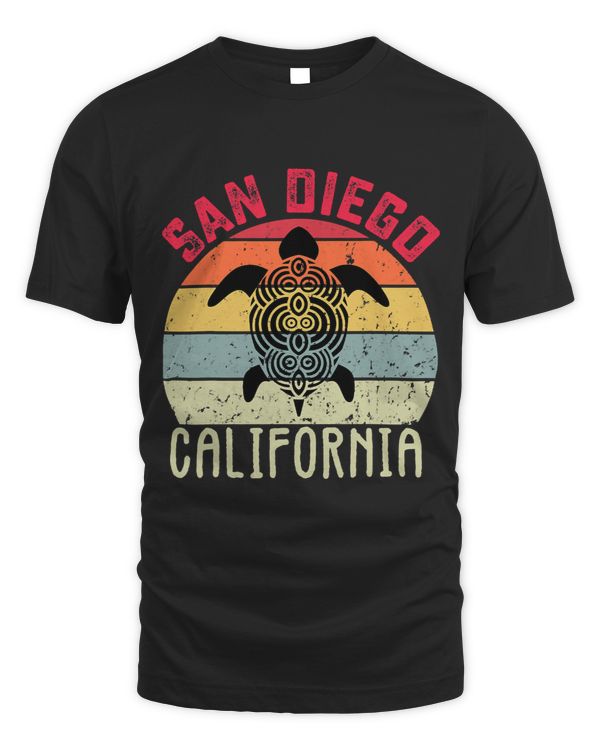 San Diego California outfit Vintage Tribal Turtle