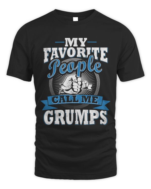 Mens My Favorite People Call Me Grumps Fist Bump Special Gra