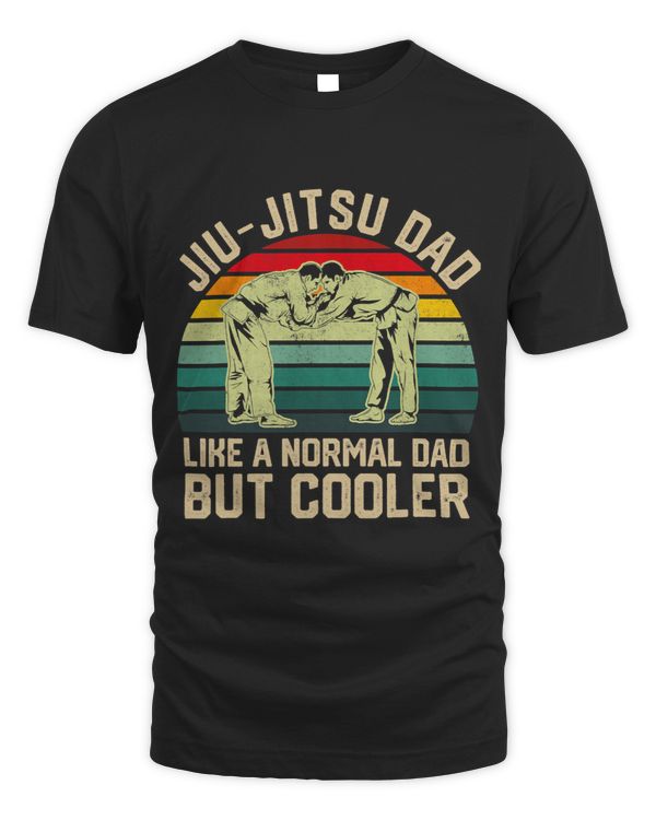 Retro JiuJitsu Dad Men Brazilian Jui Jitsu Lover BJJ father 2