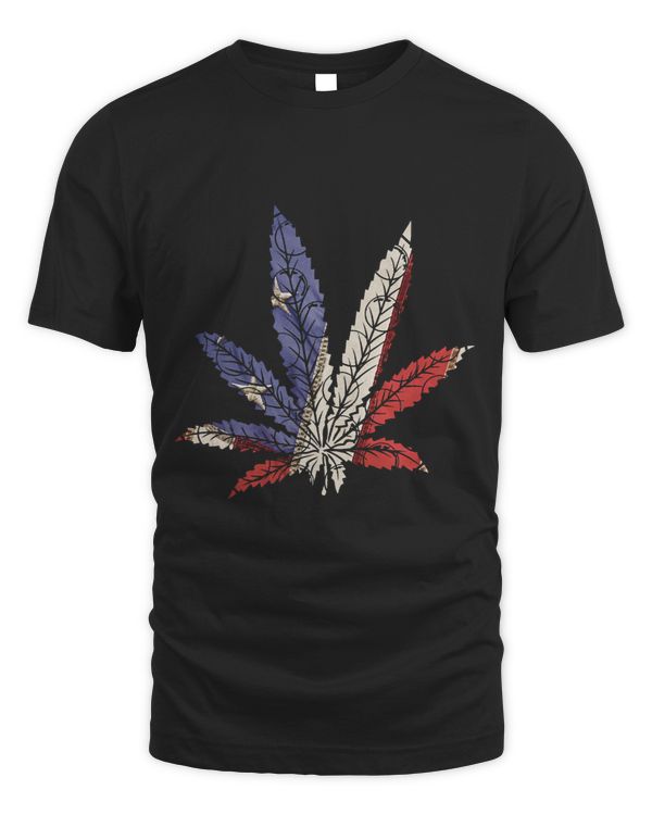 Pizza Weed Marijuana Leaf Cannabis Patriotic Stoner Gift