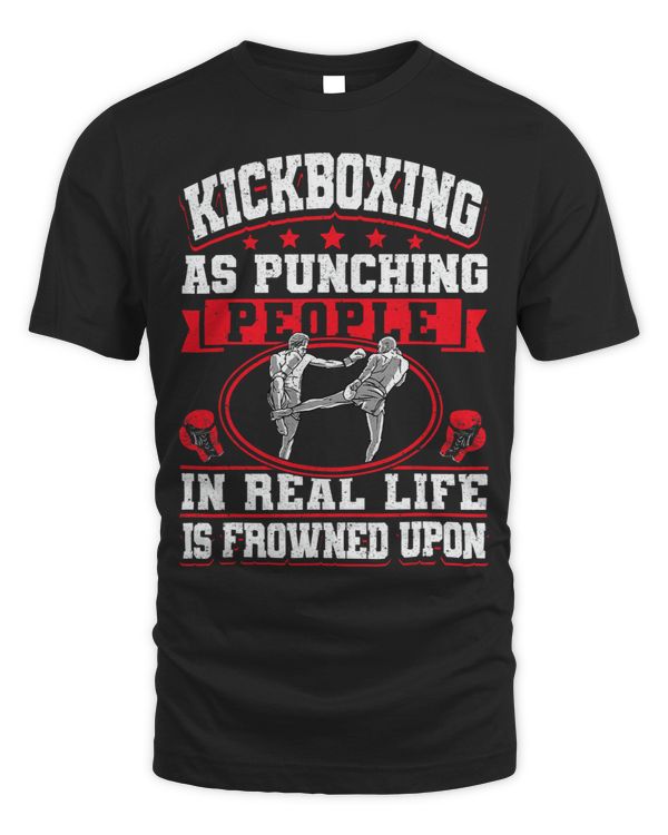 Kickboxing Vintage KickboxingAs Punching People In Real