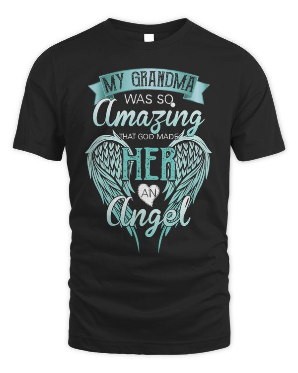 Mother Grandma In Memory of My Grandma Guardian Angel Wings 33 Mom Grandmother