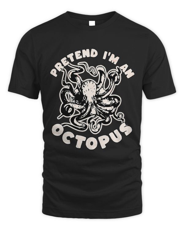 Pretend Im An Octopus Funny Lazy Halloween DIY Costume