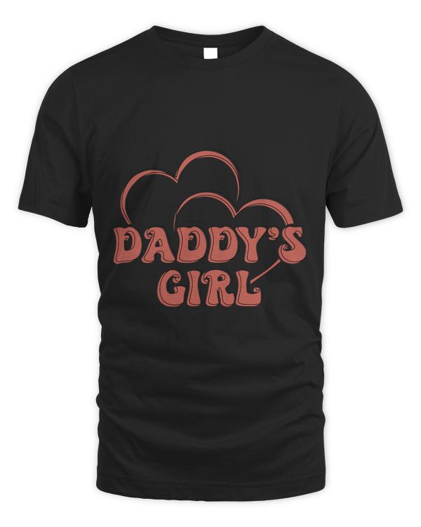 Kids Daddys Girl Cute Heart Love Family Valentines Day