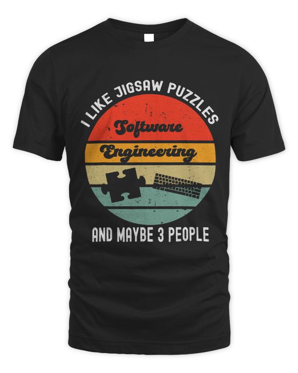 I Like Jigsaw Puzzles Puzzle Lover Funny Software Engineer