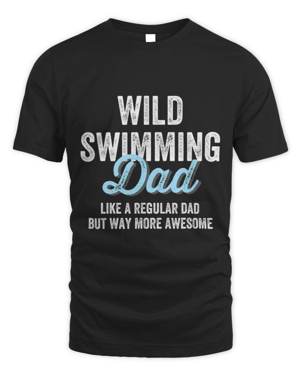 Mens Wild Swimming Open Water Swimmer Awesome Extreme Sports Dad