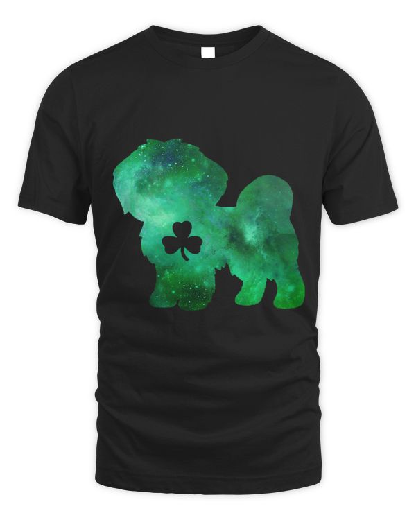 Dog Mom Dog Lover St. Patricks Day ShihPoo Mom Mens Womens