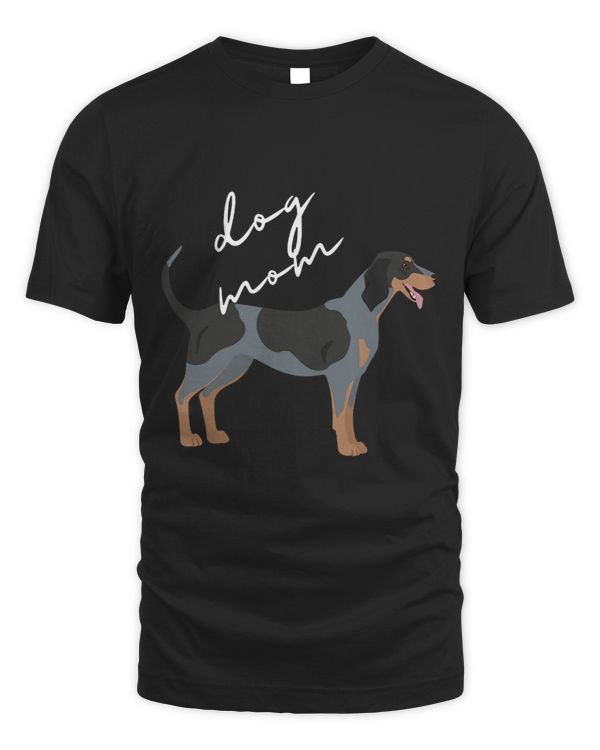 Black Gray Tan American Foxhound Dog Mom Woman