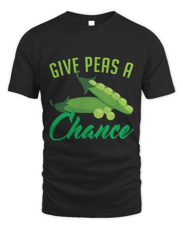Give Peas A Chance Funny Veggie Health
