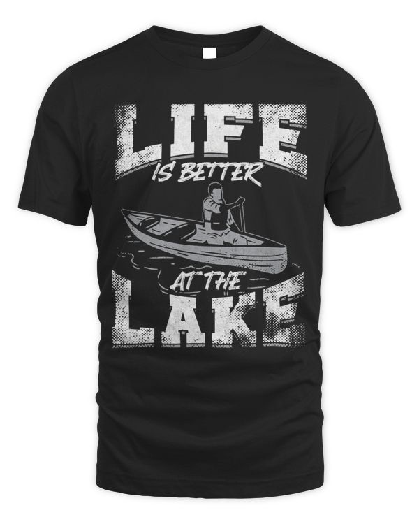 Canoe Canoeing Vintage Life Is Better At The Lake