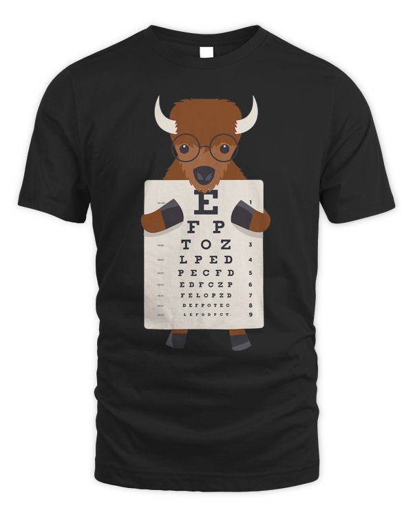 Buffalo Glasses Childrens Eye Test Panel American Bison