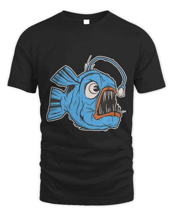 Funny Anglerfish Apparel Deep Sea Love Angler Fish