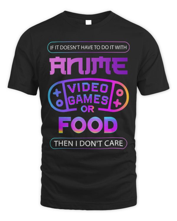 Funny anime video games and food present for girls gamers 2