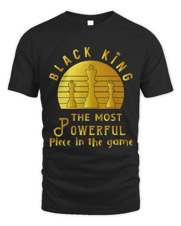 Black King The Most Powerful Piece in The Game Men Boy 3
