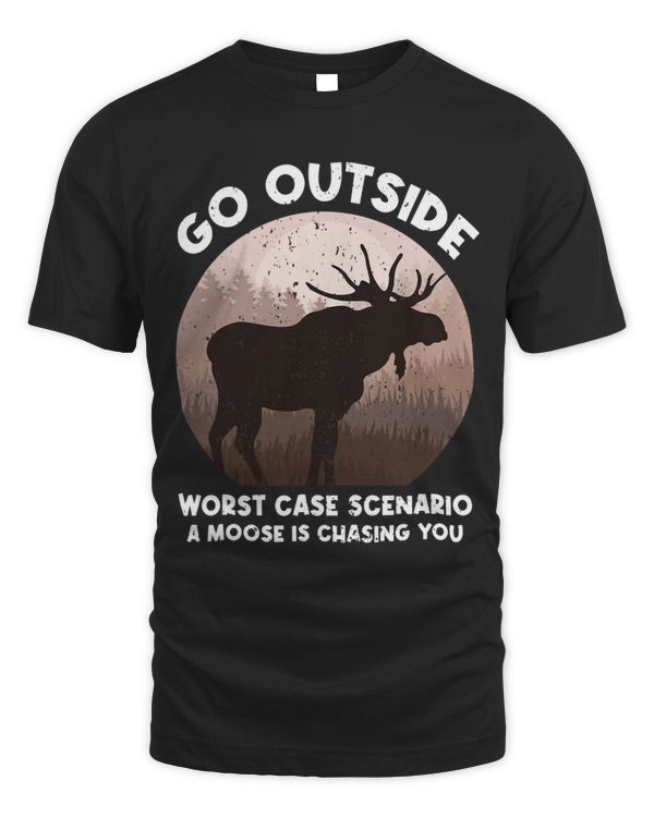 Go Outside Worst Case Scenario A Moose Is Chasing You