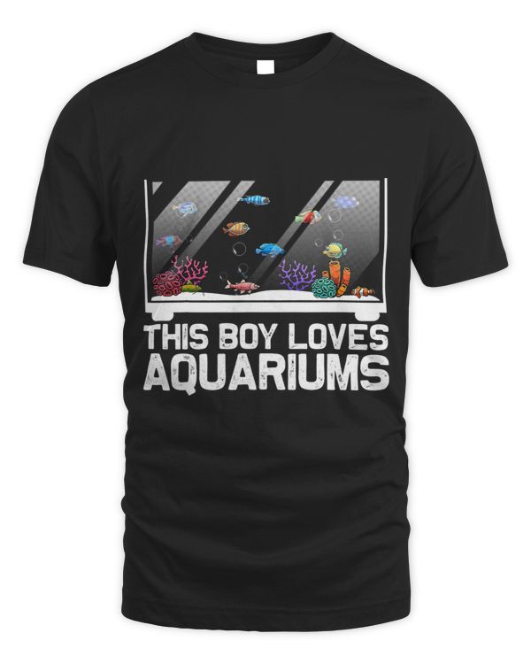 Funny Aquarium Design For Boys Kids Reef Fish Tank Lovers