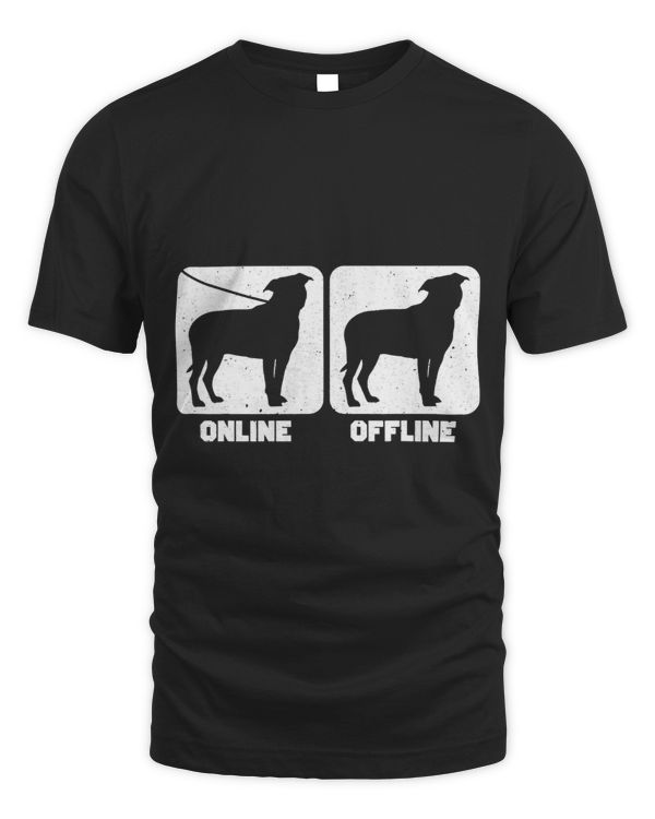 Funny Online Offline American Staffordshire Terrier