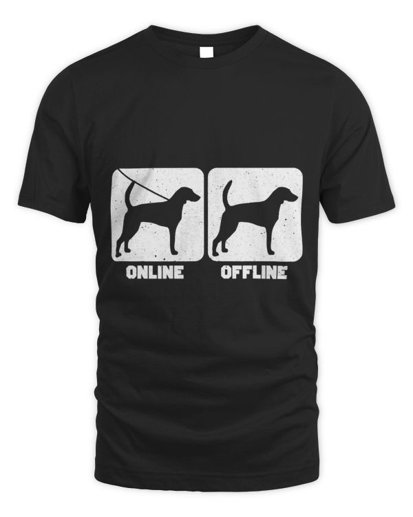 Funny Online Offline English Foxhound