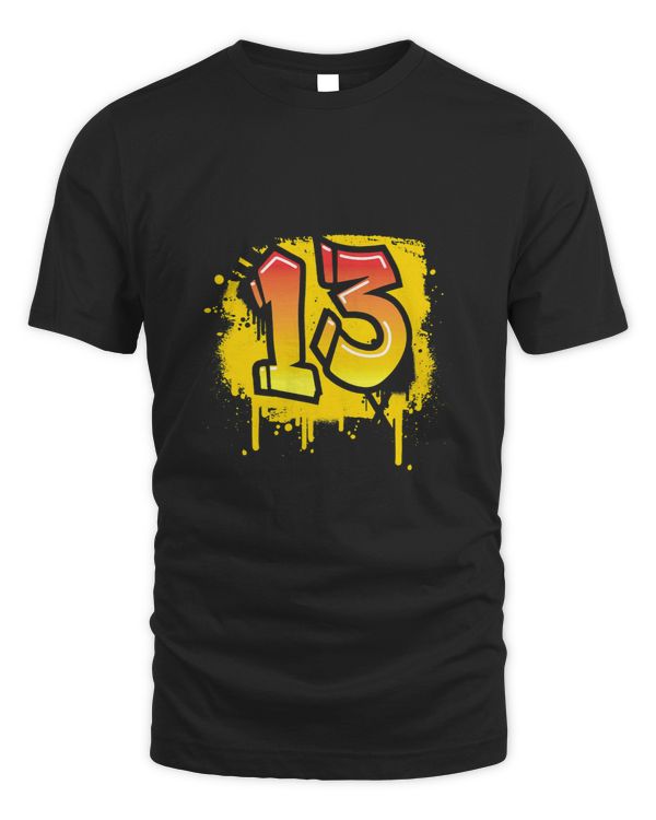 13th Birthday Gift Teens Boys Girls Graffiti HIPHOP