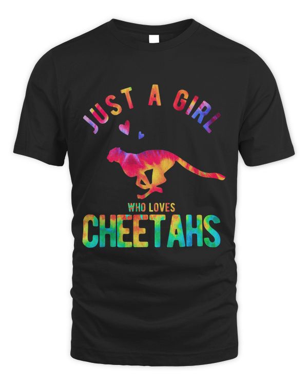 Just A Girl Who Loves Cheetahs Cheetah Lover Funny Cheetah