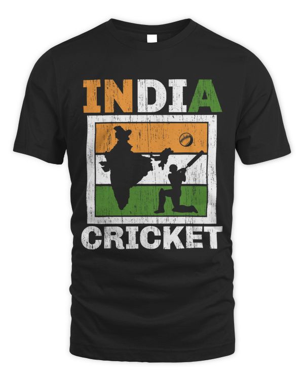 India Cricket Player Cricketer Bat And Ball Sport Lover