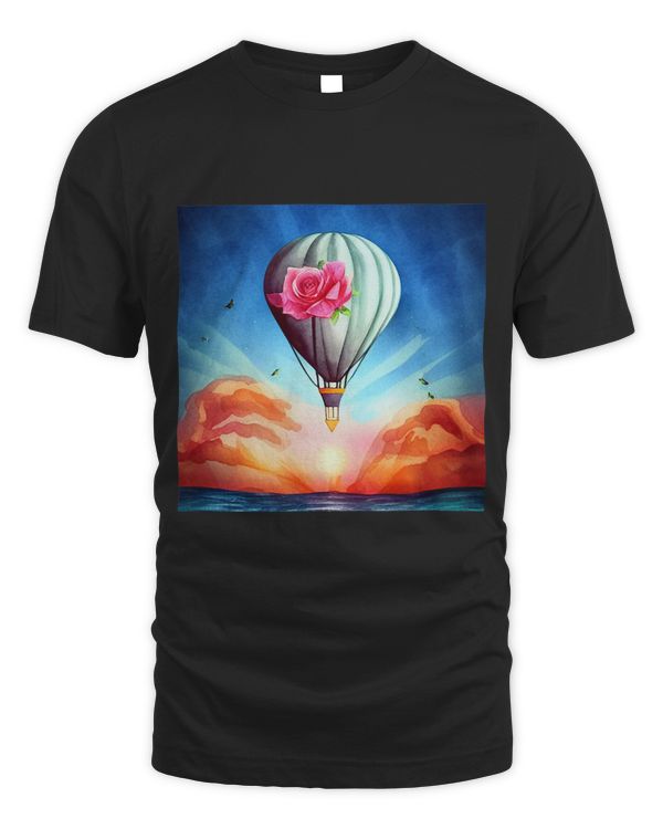 Hot Air Balloon Art Design Ballooning Nature Adventure Fans