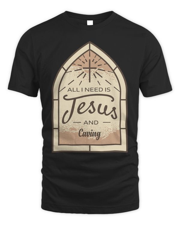 I Love Jesus and Caving Lover Christian Cave Explorer