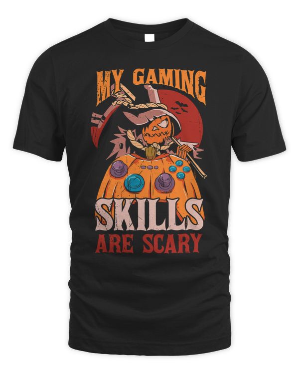 My Gaming Skills Are Scary Halloween For Men Women Kids 232