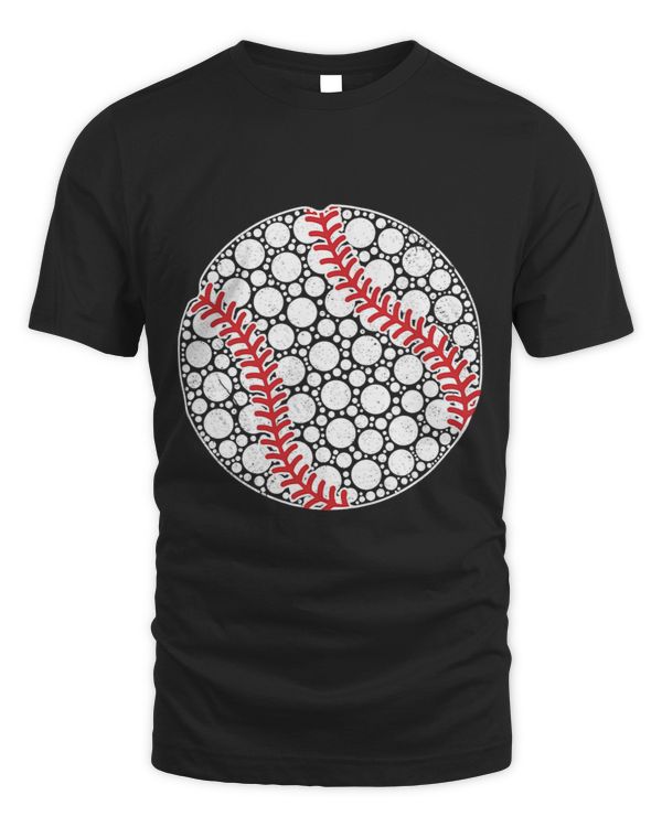 Funny Polka Dot Baseball Lover Player International Dot Day 3