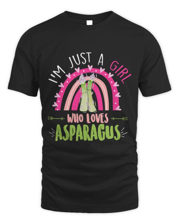 Funny Asparagus Lover Girl Rainbow Vegan Plant Based Diet