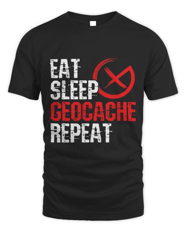 Eat Sleep Geocache Repeat Geocaching Hobby Tracking Tags 29