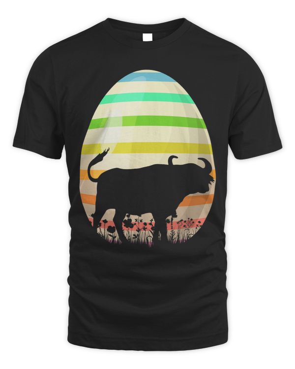 Funny Easter Egg Lover Vintage Style Buffalo Easter Egg
