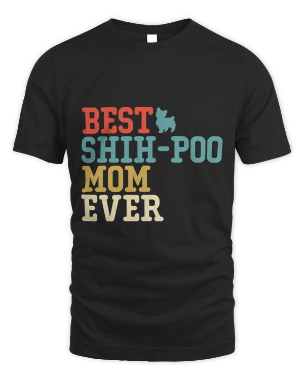 Best SHIHPOO Mom Ever Funny Vintage Retro Gift