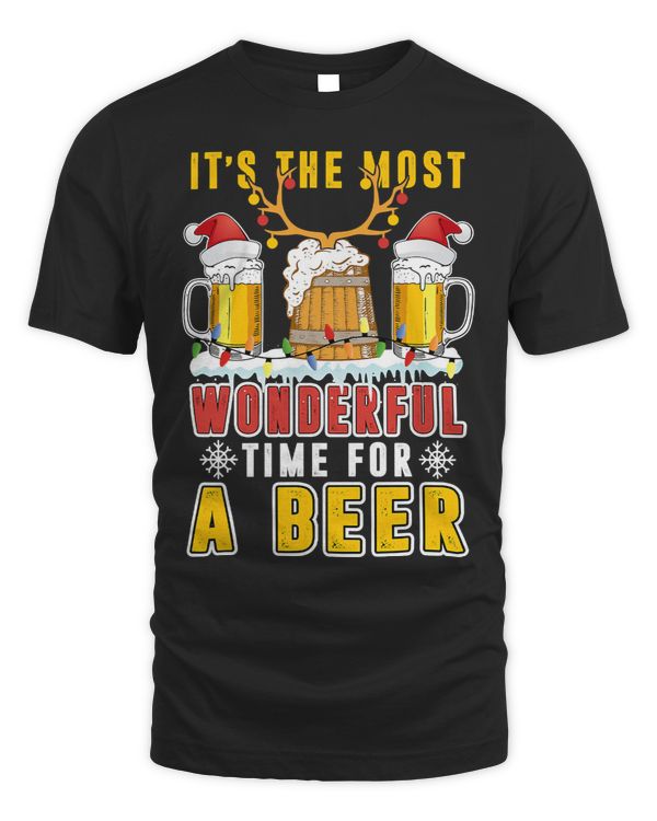 Mens Christmas Its The Most Wonderful Time For A Beer34