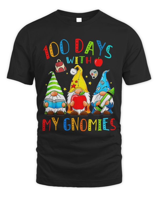 100th Day Of School Gnome Teachers Students 100 Days Smarter